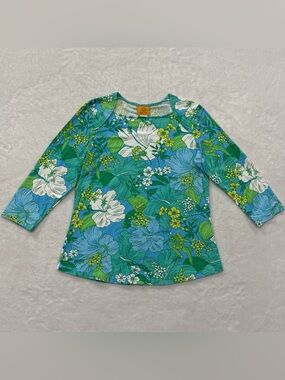 Ruby Rd Multicolor Floral 3/4 Sleeve Blouse Women’s Size S